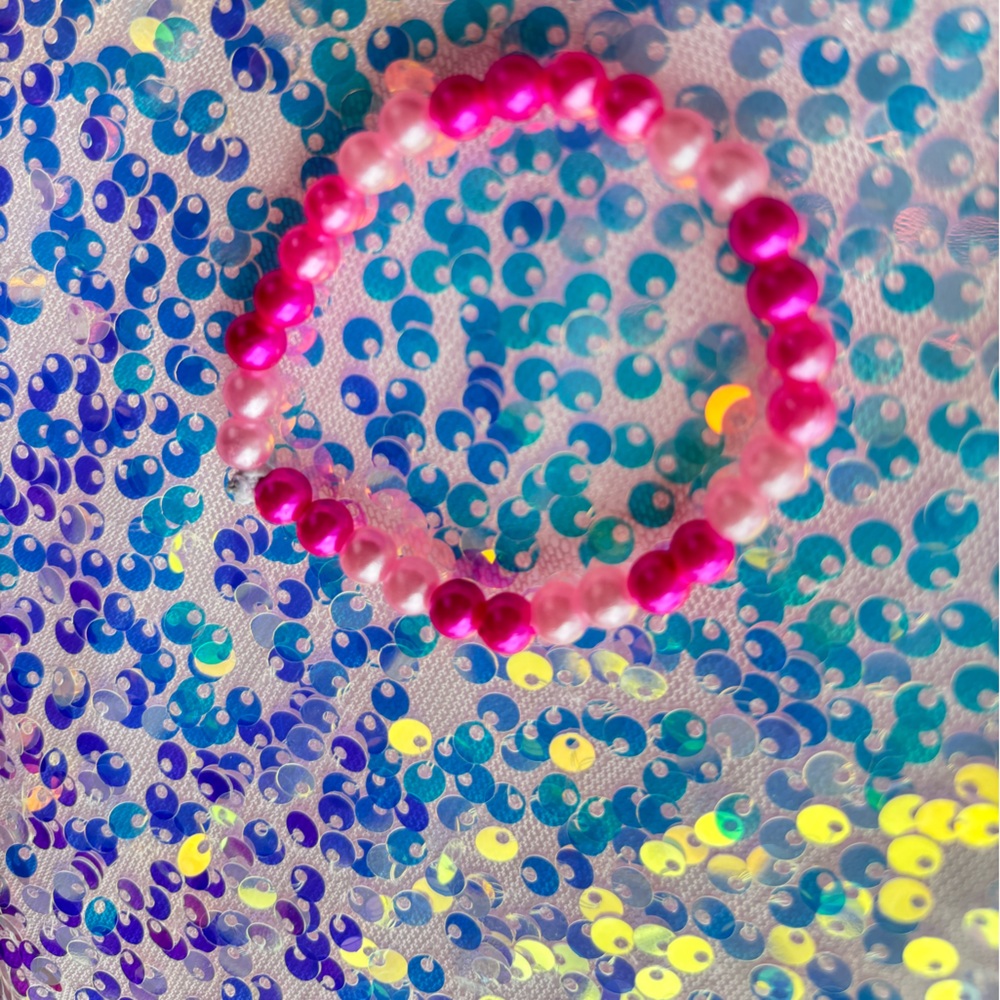 Pink Handmade Bracelet for Kids